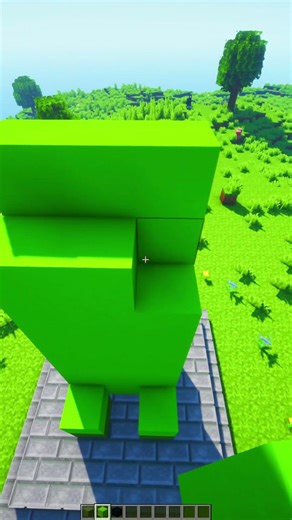 I Built the Cutest Creeper in Minecraft 😭