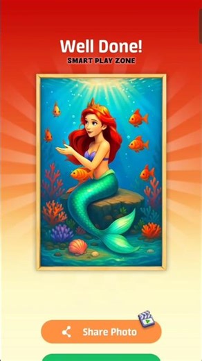 🎮 Jig Solitaire Puzzle Slide Fun 🧩| Level 12 🔥| Beautiful mermaid