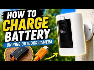 How to Charge Ring Camera Battery | How to Remove & Charge Ring Outdoor Stick Up Cam Battery