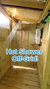 Solar Bathroom, 100% Off-Grid Self Contained Toilet & Shower #watersystem #diy #homesteading #solar
