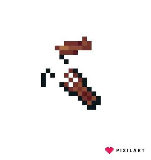 Drawing a super crossbow #pixel #minecraft #gaming #pixelart #shorts #subscribe #popular #art