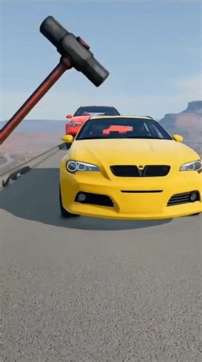 Small to Giant Cars vs Giant Bulge BeamNG.drive #viral