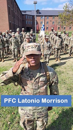 #MeetYourArmy 🇺🇸Introducing PFC Latonio Morrison, a unit supply specialist with W Company, 244th Quartermaster Battalion here at Fort Gregg-Adams. Thank you, Morrison, for your support and defense of the Constitution of the United States!🇺🇸 #SomethingMoreThanMyself #FamilyNotBlood U.S. Army Combined Arms Support Command US Army Quartermaster School Whiskey Company, 244th Quartermaster Battalion 244th Quartermaster Battalion U.S. Army Training and Doctrine Command Go Army Virginia U.S. Army M
