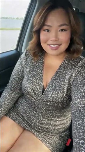 Leopard Print Shirring Plus Size Mini Dress