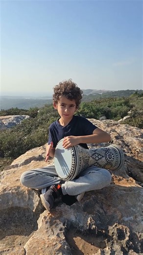 Epic Darbuka Solo Echoing Through a Stunning Mountain View