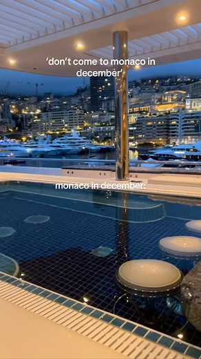 2.7K views · 1.3K reactions | Superyacht not included 路‍♀️ ___ On board a motor yacht docked in Monaco’s Port Hercule #luxury #montecarlo #travel | The Yacht Writer | Facebook