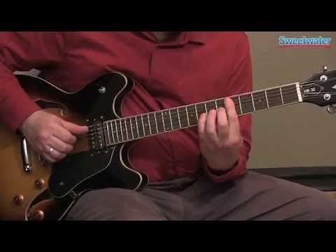 Washburn HB30 Semi-hollowbody Electric Guitar Demo - Sweetwater Sound