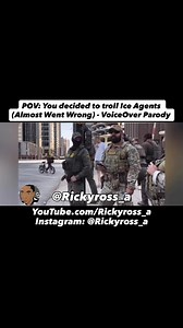 9.4K views · 247 reactions | POV: You decided to troll Ice Agents - VoiceOver Parody (ALMOST WENT WRONG) | Follow me on Instagram: @Rickyross_a and @rickyross_a2 #Rickyross_a #rickyross_a2 #voiceover #voiceovers #ice #iceagent #immigration #police #agents #donaldtrumpmemes #trolling #memes #jokes | Ricky-McGruder | Facebook