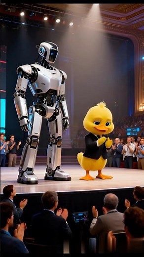 Cartoon Duck 🦆 Designs a Futuristic Robot! | Inventor Time-Lapse Genius! | Little Duck World