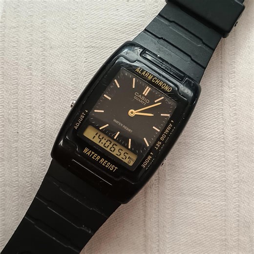 Vintage Casio AQ-47 Ana-digi Watch, 1990s Y2K Sport Style - Etsy