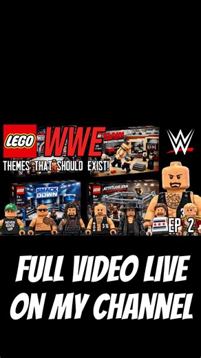 LEGO WWE Would Be INSANE 🔥 #lego #wwe