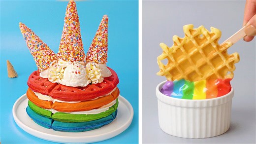 Beautiful Colorful Dessert Decorating Ideas 🌈🍰 | Fun, Creative & Satisfying Tutorial