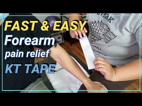Forearm Pain Relief | How to apply Kinesiology Tape for Tennis Elbow