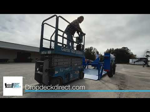 #1 Scissor Lift Trailer - Effortless Ground-Level Loading in Action