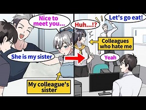 【Manga】My female coworker hates me for being an introvert. The guy she likes and I get along...