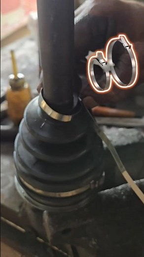 CV Axle Boot Clamp Fix| Satisfying Repair! #youtube #shorts #repair