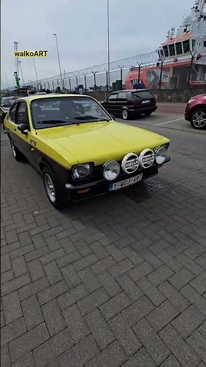 Yellow POWER BLITZ! OPEL KADETT C GT/E * The Golf GTI Terror #shorts