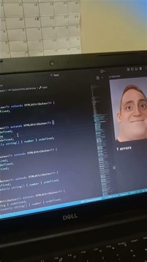 Vs Code error in face #code