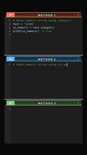 Check-if-String-is-Numeric-via-3-Methods #tutorial