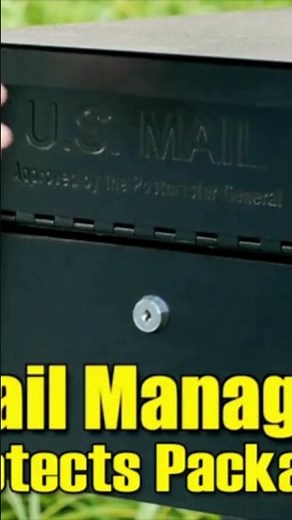 Mail Boss 7506 Mail Manager Curbside Locking Security Mailbox, Black,Large