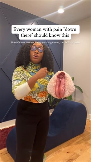 Dr. Janelle Howell, DPT, WCS •Pelvic floor dysfunction expert on Instagram: "If you’re currently dealing with Vaginismus, vulvodynia or pain during s*x- this is treatable! When you get the right care- it should address your pelvic floor muscles, pain levels, and possibly hormones too depending on your medical history. Being in pain can lead to fear around touch, anxiety with s*x and also just feeling tense in your body. But you don’t have to just settle for this as your life. Im a pelvic floor p