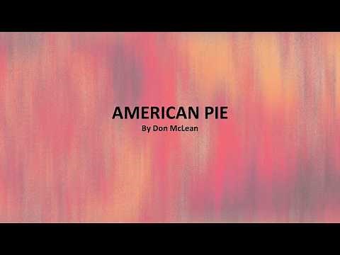 American Pie by Don McLean - Easy acoustic chords and lyrics