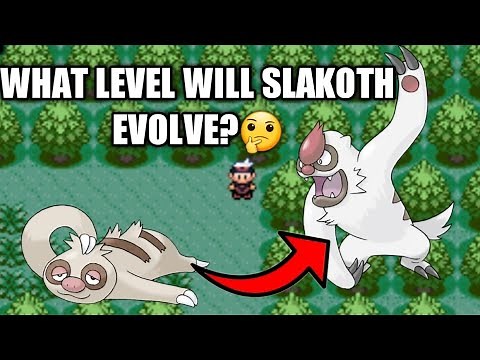 How to Evolve Slakoth to Vigoroth on Pokemon Ruby,Sapphire and Emerald