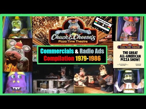 Chuck E. Cheese's Pizza Time Theatre Commercial Compilation 1979-1986
