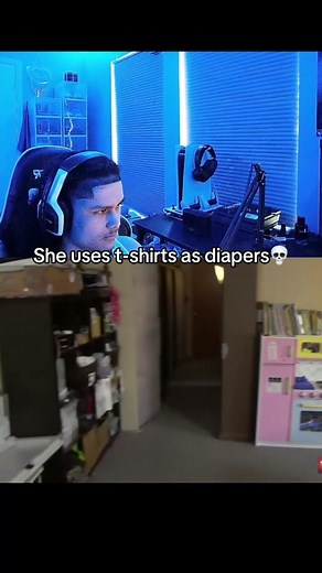 Using a shirt as a diaper got it💀 #fyp #fypツ #foryou #cheap #cheapskate #extremecheapskates #diapers #shirts #viral #reaction #reactionvideo #clips #funny #explore #trending