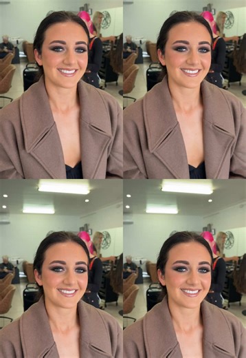 I swear these formal girls get more and more beautiful each year #formalmakeup #smokeyeye #makeupartist