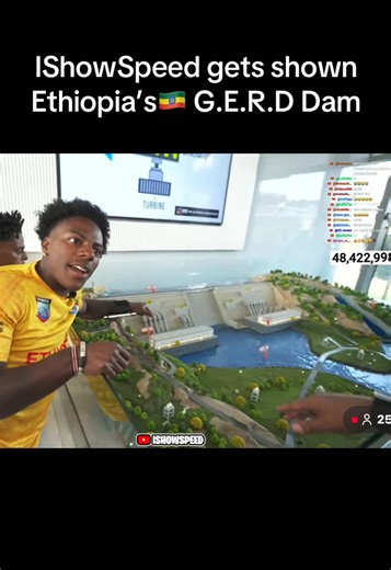 IShowSpeed Explores Ethiopia's GERD Dam