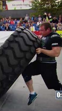 Tire Flip Champion Just Showed Up #strongman #competition #beast