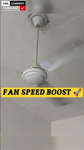 💡Why Ceiling Fan Speed is Slow? 🐢Simple capacitor trick ⚡Electrical 💼Engineer #shorts #engineering