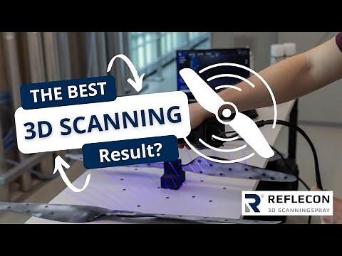 How to 3D Scan a Carbon Fibre Propeller | REFLECON 3D Scanningspray