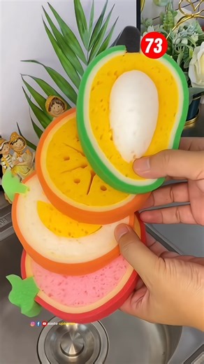 unique dish washer sponge kitchen review. #shorts