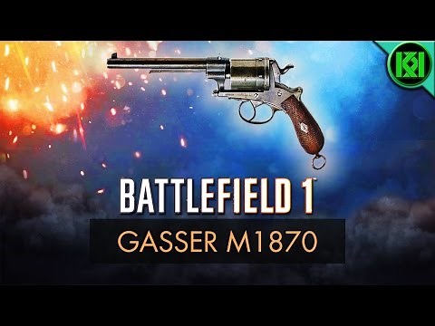Battlefield 1: Gasser M1870 Review (Weapon Guide) | BF1 Weapons + Guns | Gasser Revolver Gameplay