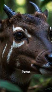 The Rarest Animal You’ve Never Seen – Saola 🦌✨#facts #animals