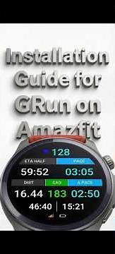 How to Install GRun on Amazfit Watches (Zepp OS) | Full Setup Guide 2026 #GRun #marathon #sports