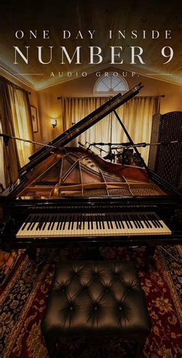 They have a 9-foot C. Bechstein concert grand Piano dedicated piano recording room.