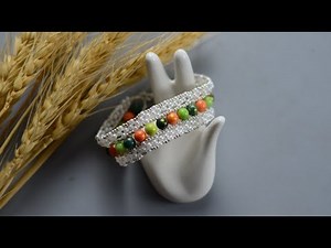 PandaHall Video Tutorial on How to Make a Multicolor Pearl Bracelet