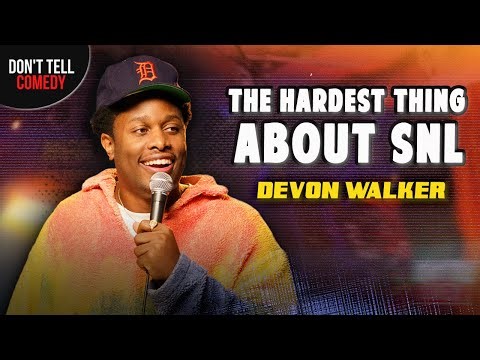 The Hardest Thing about SNL | Devon Walker | Stand Up Comedy