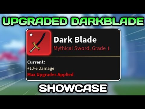 Dark Blade ( Before & After Upgrade ) - Showcase | 🌊 Blox Fruits Update 17.3