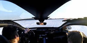 Lucid Motors releases 'winter testing' video of the all-electric Air drifting on snow