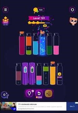 Get Color Level 159 Solution Walkthrough Water Sort Puzzle #getcolor #watersortpuzzle