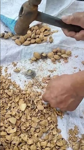 Old Craft, New Experience: Manually Cracking Walnut Shells!