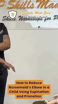 How to Reduce Nursemaids Elbow in a Child Using Supination and Pronation #shorts