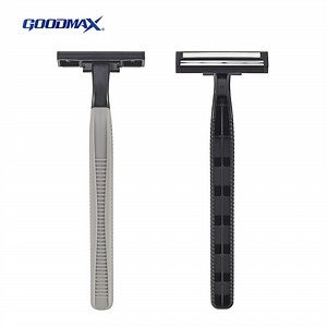 [Hot Item] Twin Blade Disposable Razor (Rubber and Plastics Handle)