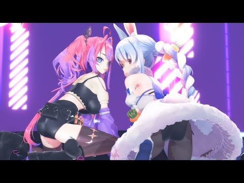 【ホロライブMMD】『V』by 兎田ぺこら&綺々羅々ヴィヴィ【hololive/FLOW GLOW/4K】