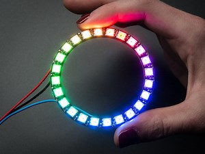 NeoPixel Ring - 24 x WS2812 5050 RGB LED with Integrated Drivers