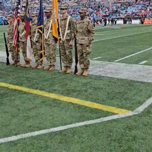 Elizabeth City State University on Instagram: "The ECSU Army ROTC, Viking Battalion Color Guard, presented the colors at the NFL “Inspire Change” Pre-Game Show for the Carolina Panthers vs. Tampa Bay Buccaneers game at Bank of America Stadium in Charlotte, NC.#ecsu #vikingpride"